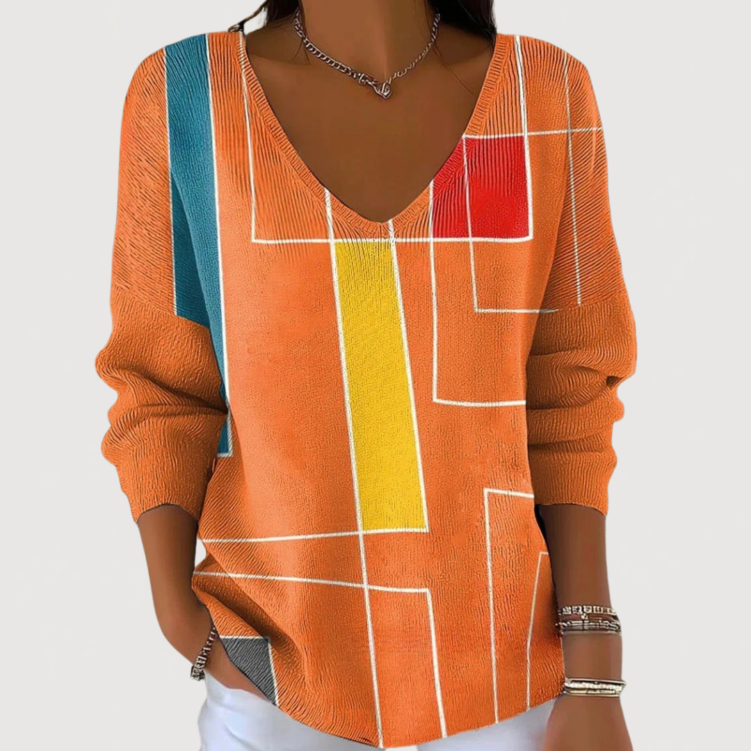 ROSALIE – COZY V-NECK SWEATER