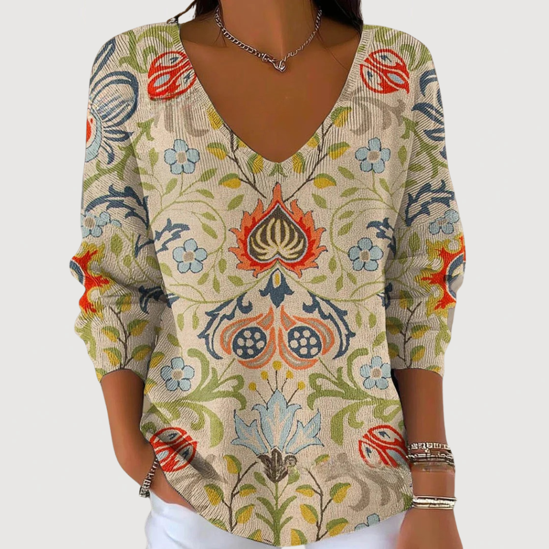 TAHLIA – COZY V-NECK SWEATER