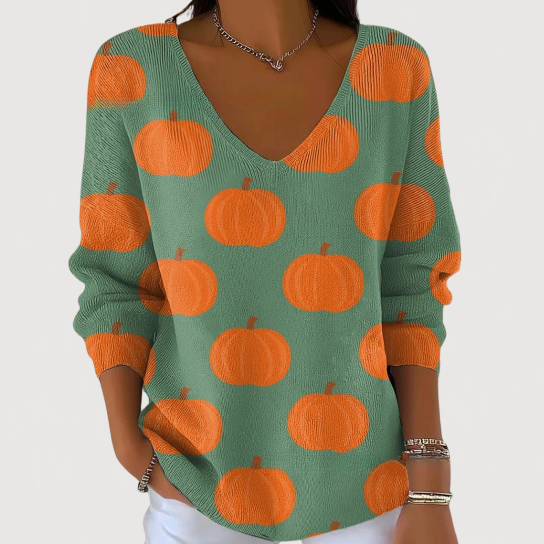 VEDA – COZY V-NECK SWEATER
