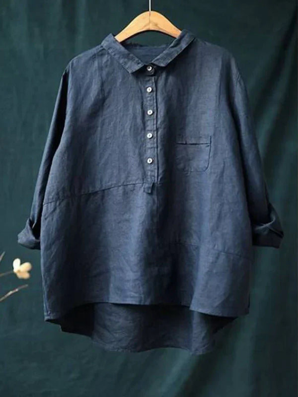 OLIVIA – RELAXED LINEN BLOUSE