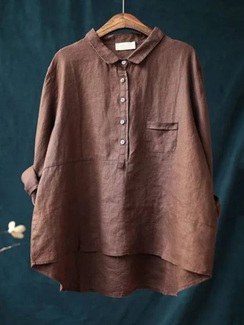 OLIVIA – RELAXED LINEN BLOUSE