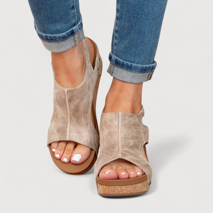 ANNE – COMFY WEDGE SANDALS