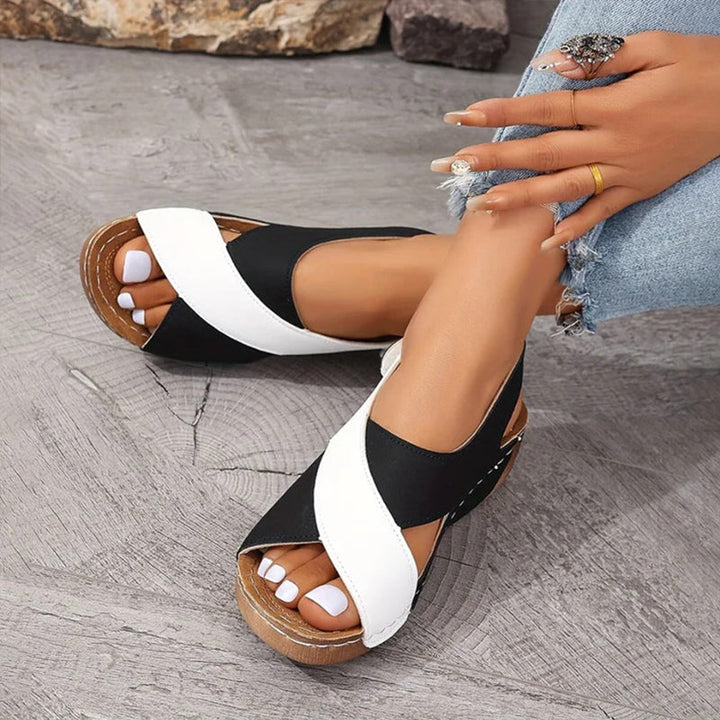 MILA – SUPPORT WEDGE SANDALS