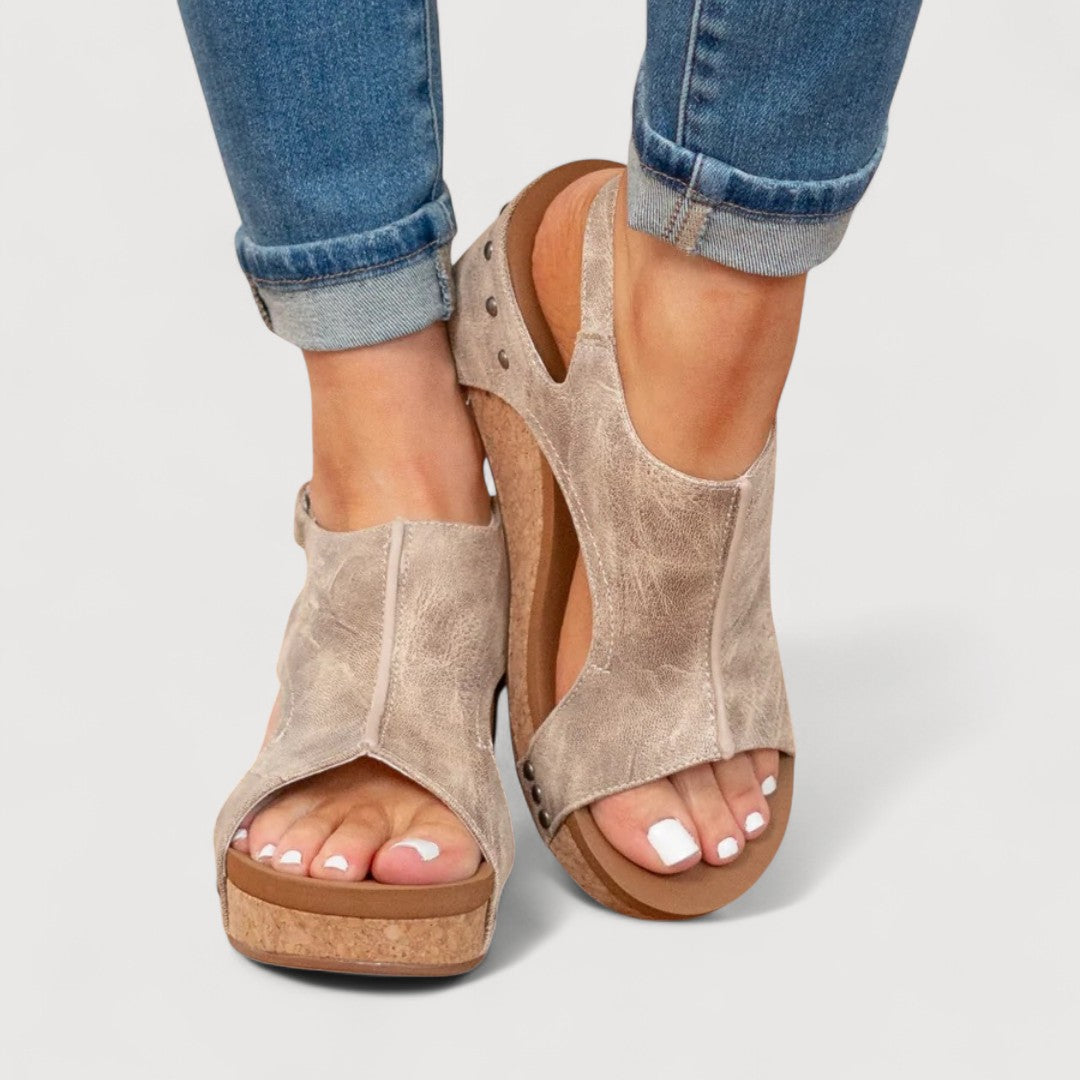 ANNE – COMFY WEDGE SANDALS