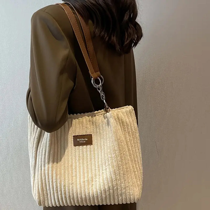 IVY – CORDUROY TOTE BAG