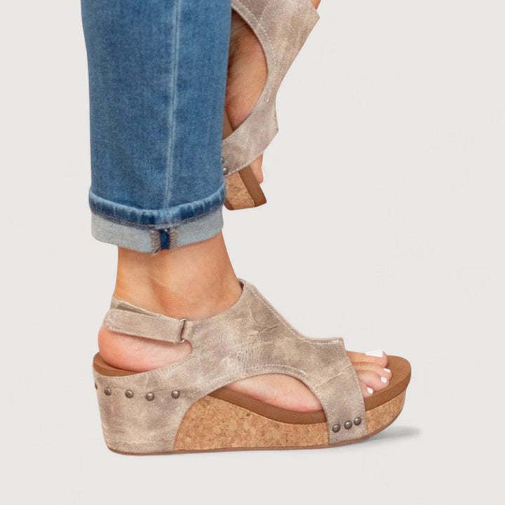 ANNE – COMFY WEDGE SANDALS