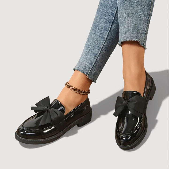 MAERYL – BOW DETAIL LOAFERS