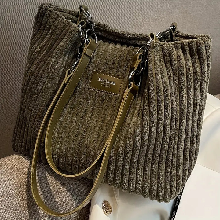 IVY – CORDUROY TOTE BAG