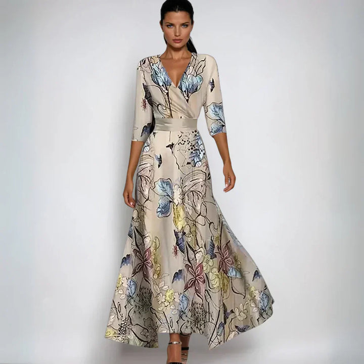 CELINE – FLORAL MAXI DRESS