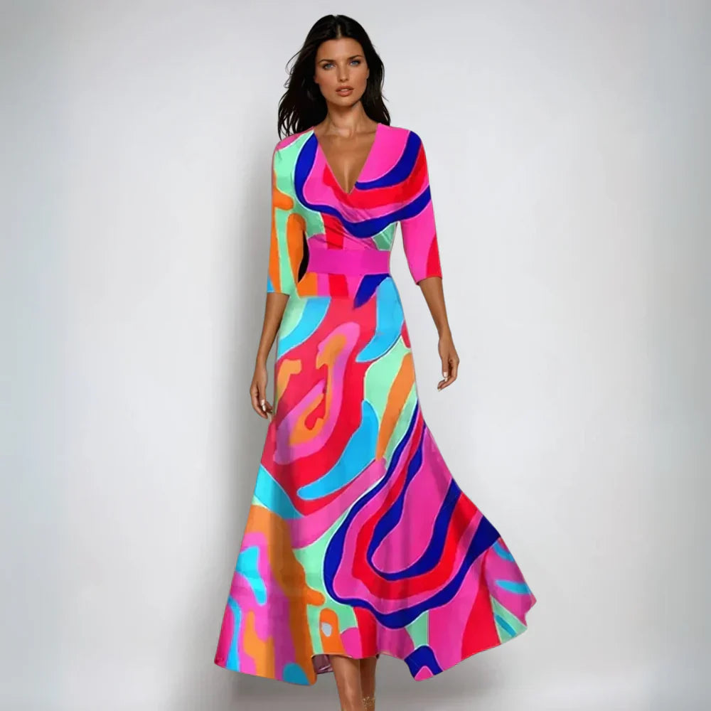 CELINE – FLORAL MAXI DRESS