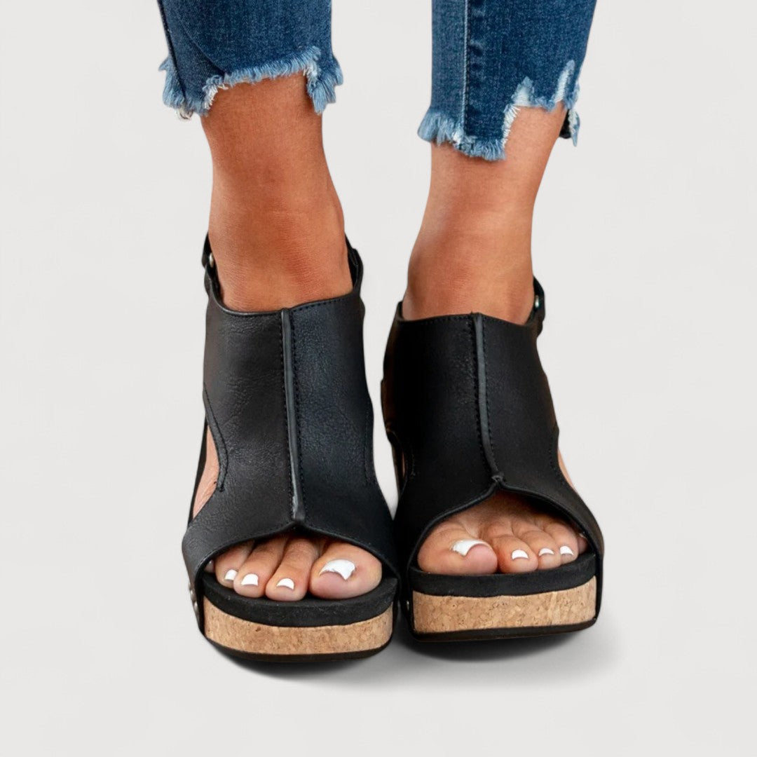 ANNE – COMFY WEDGE SANDALS