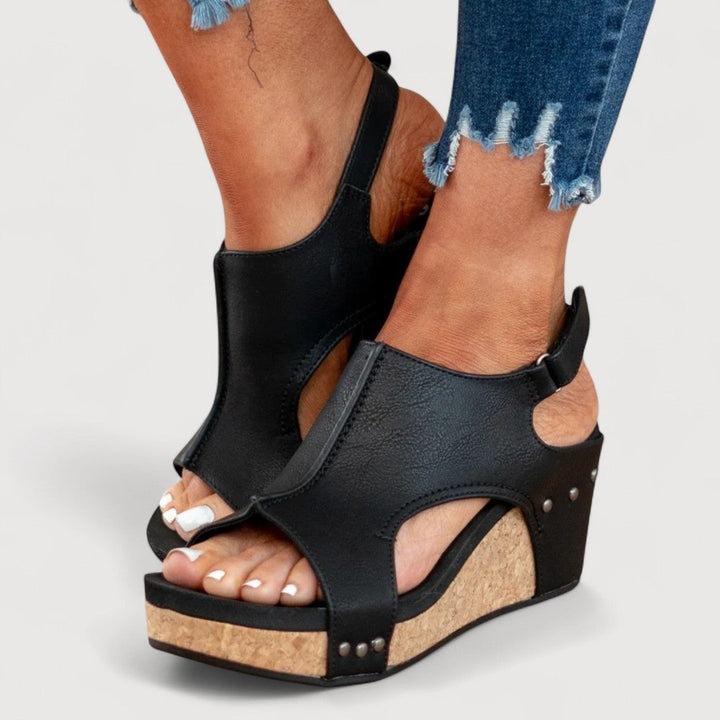 ANNE – COMFY WEDGE SANDALS
