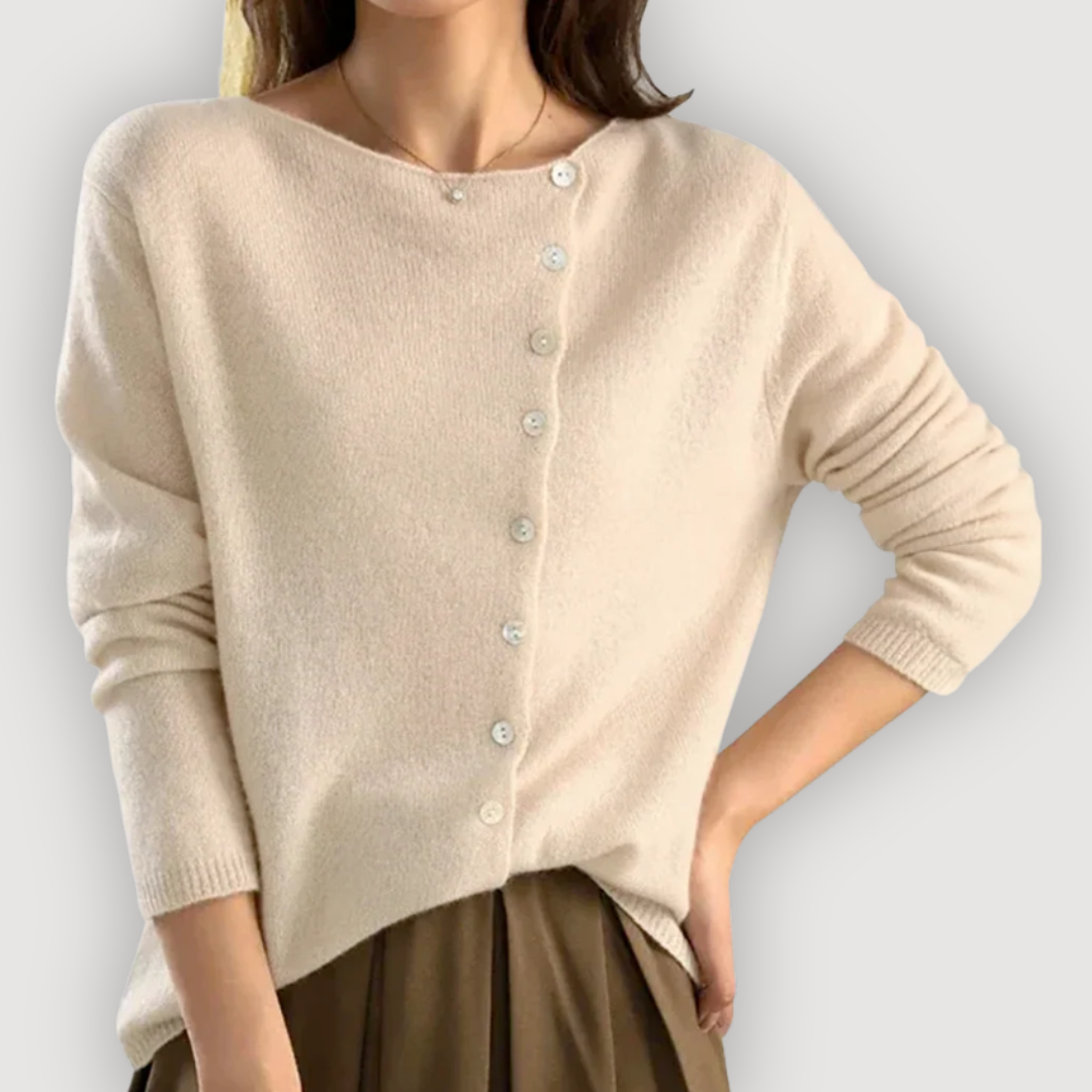ESME – BUTTON KNIT SWEATER
