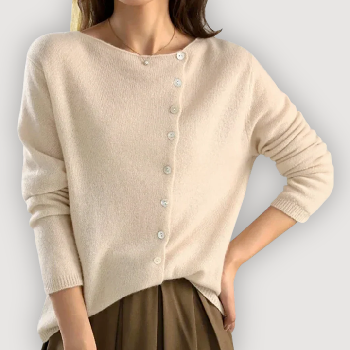 ESME – BUTTON KNIT SWEATER