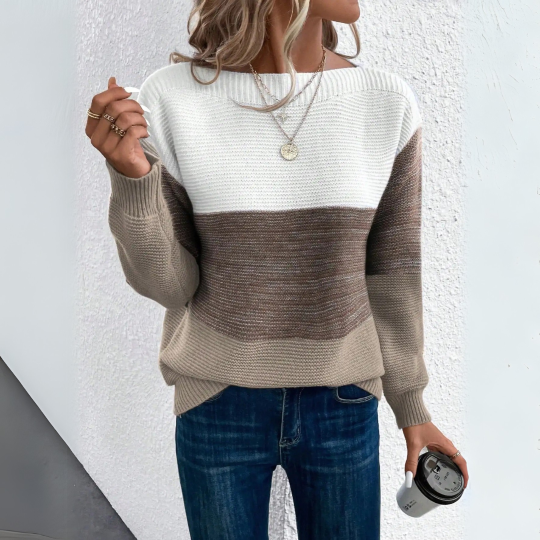 HARPER – COLORBLOCK SWEATER