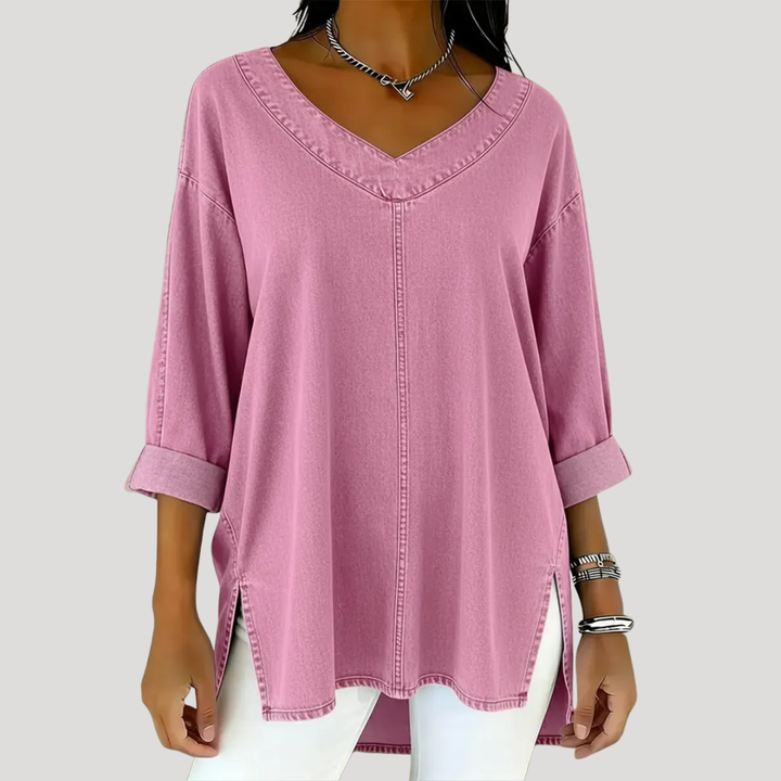 CHELSY – DENIM TOP