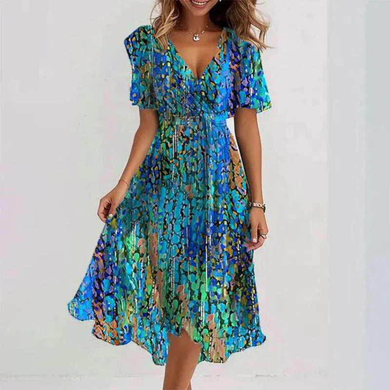 ISLA – FLORAL MIDI DRESS