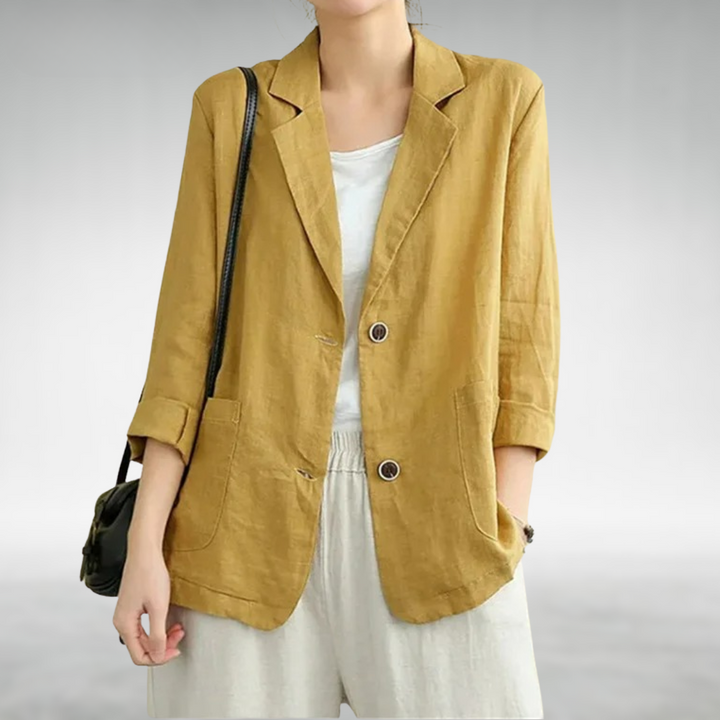 MAREN – LINEN BLAZER