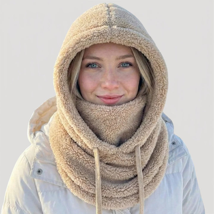 KARYLLE – COSY HOODED SCARF