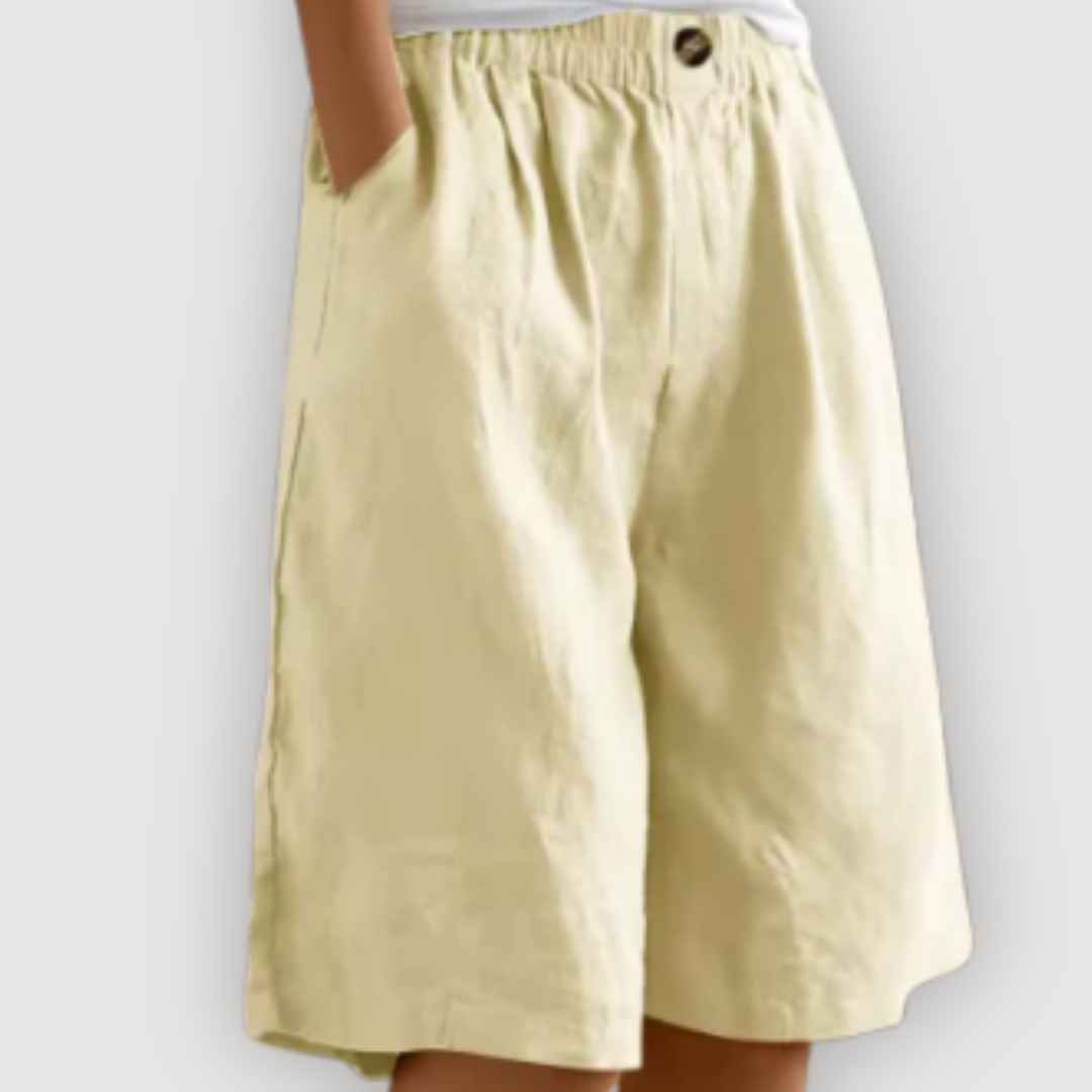 TESSA – RELAXED LINEN SHORTS