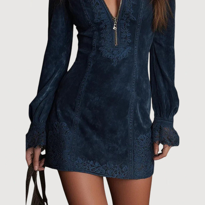 ISALIE – ZIP MINI DRESS