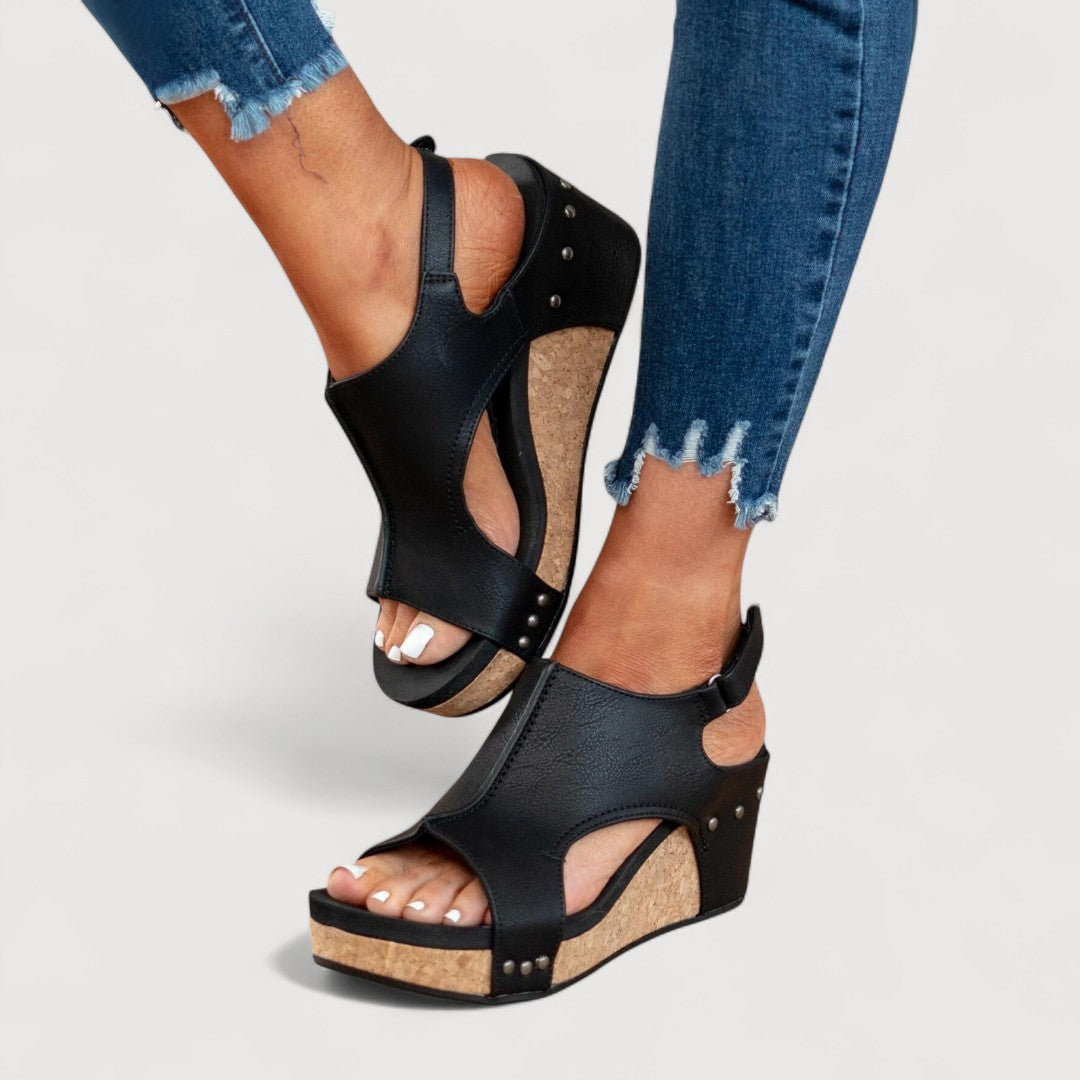 ANNE – COMFY WEDGE SANDALS