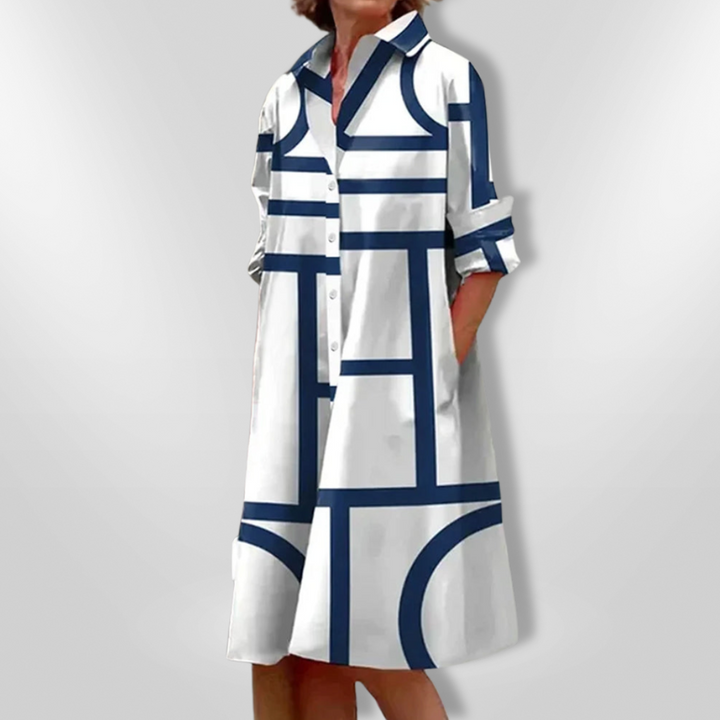 SOPHIE – ELEGANT MIDI SHIRT DRESS