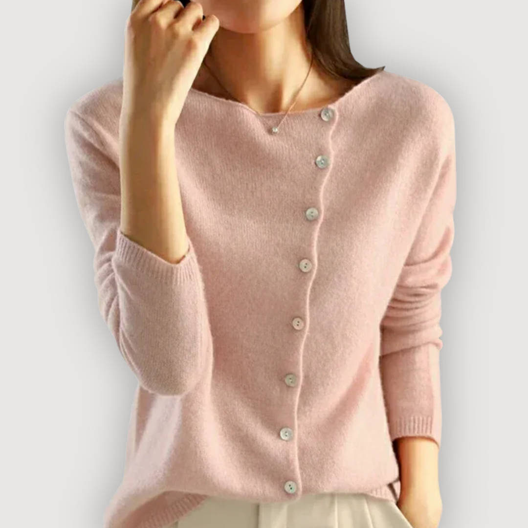 ESME – BUTTON KNIT SWEATER