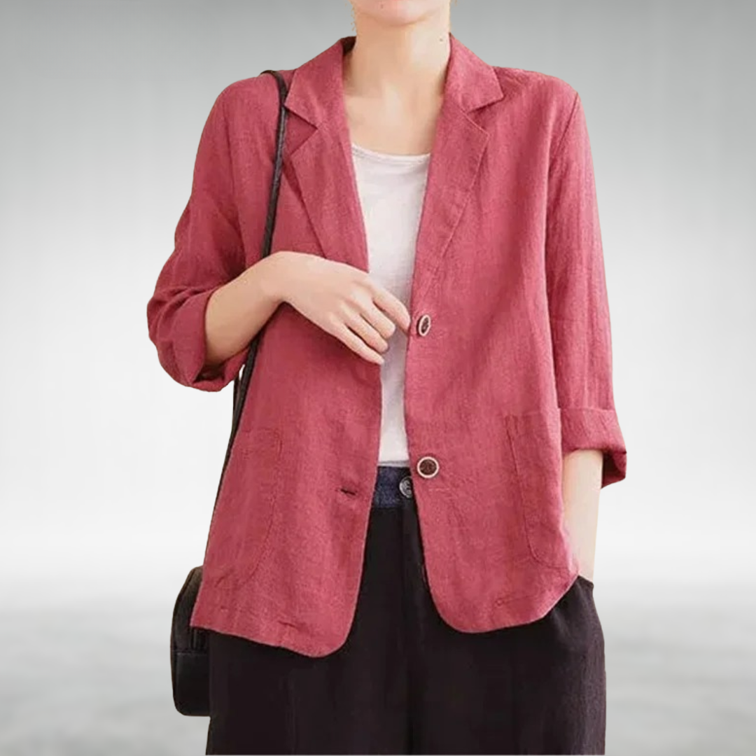 MAREN – LINEN BLAZER
