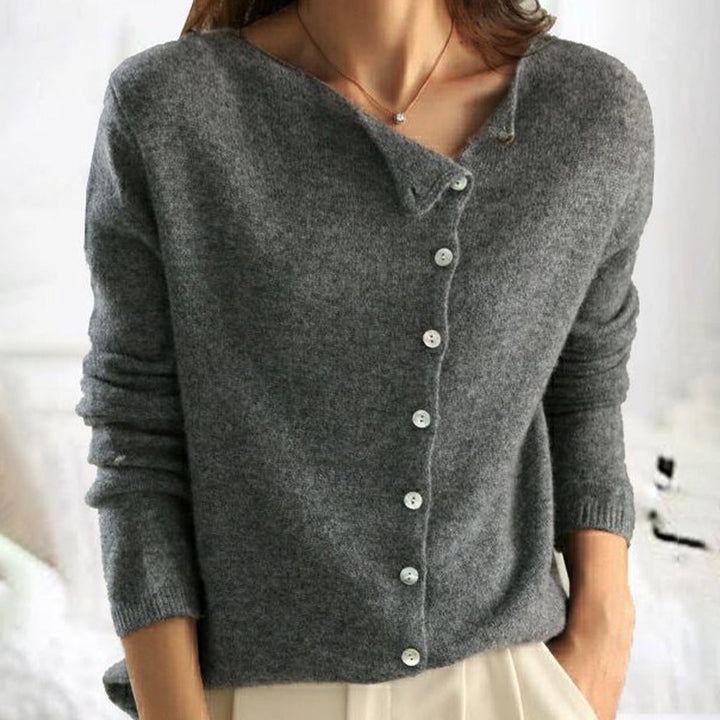ESME – BUTTON KNIT SWEATER