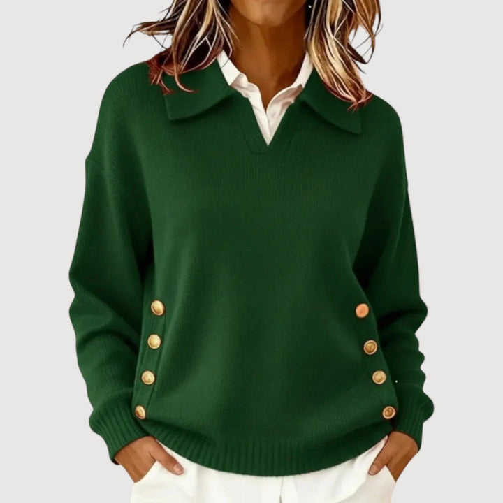 AIRA – BUTTON DETAIL JUMPER