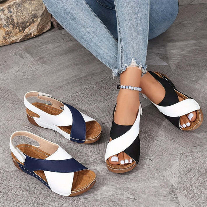 MILA – SUPPORT WEDGE SANDALS