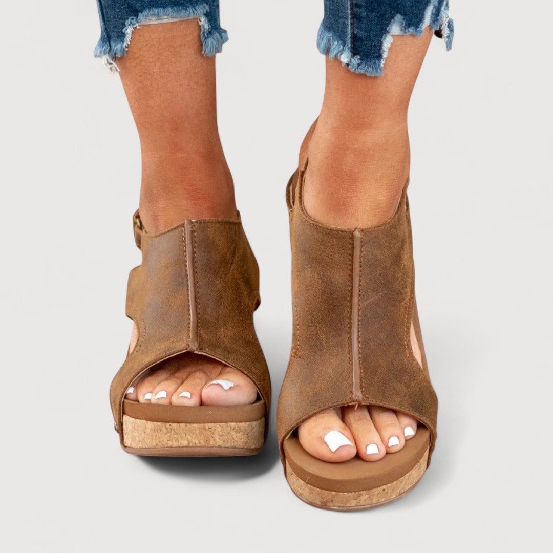 ANNE – COMFY WEDGE SANDALS