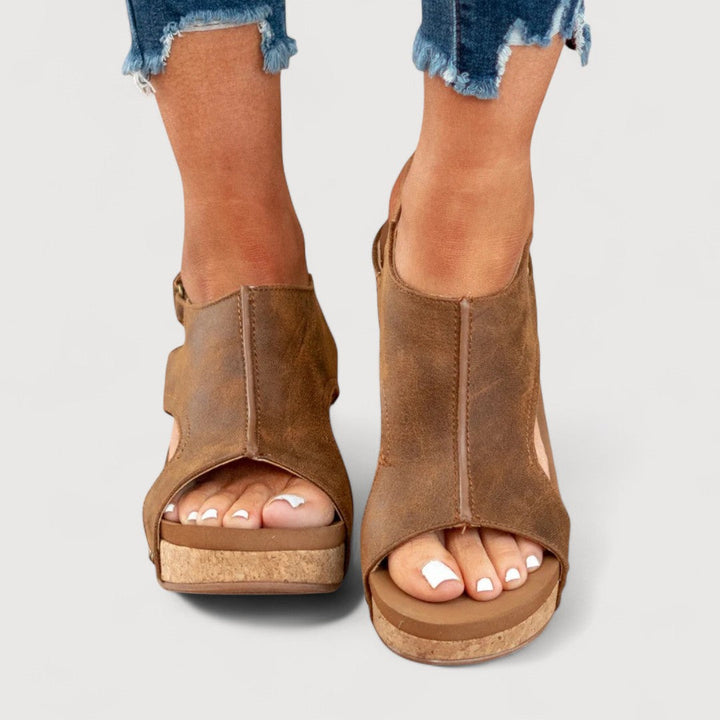 ANNE – COMFY WEDGE SANDALS