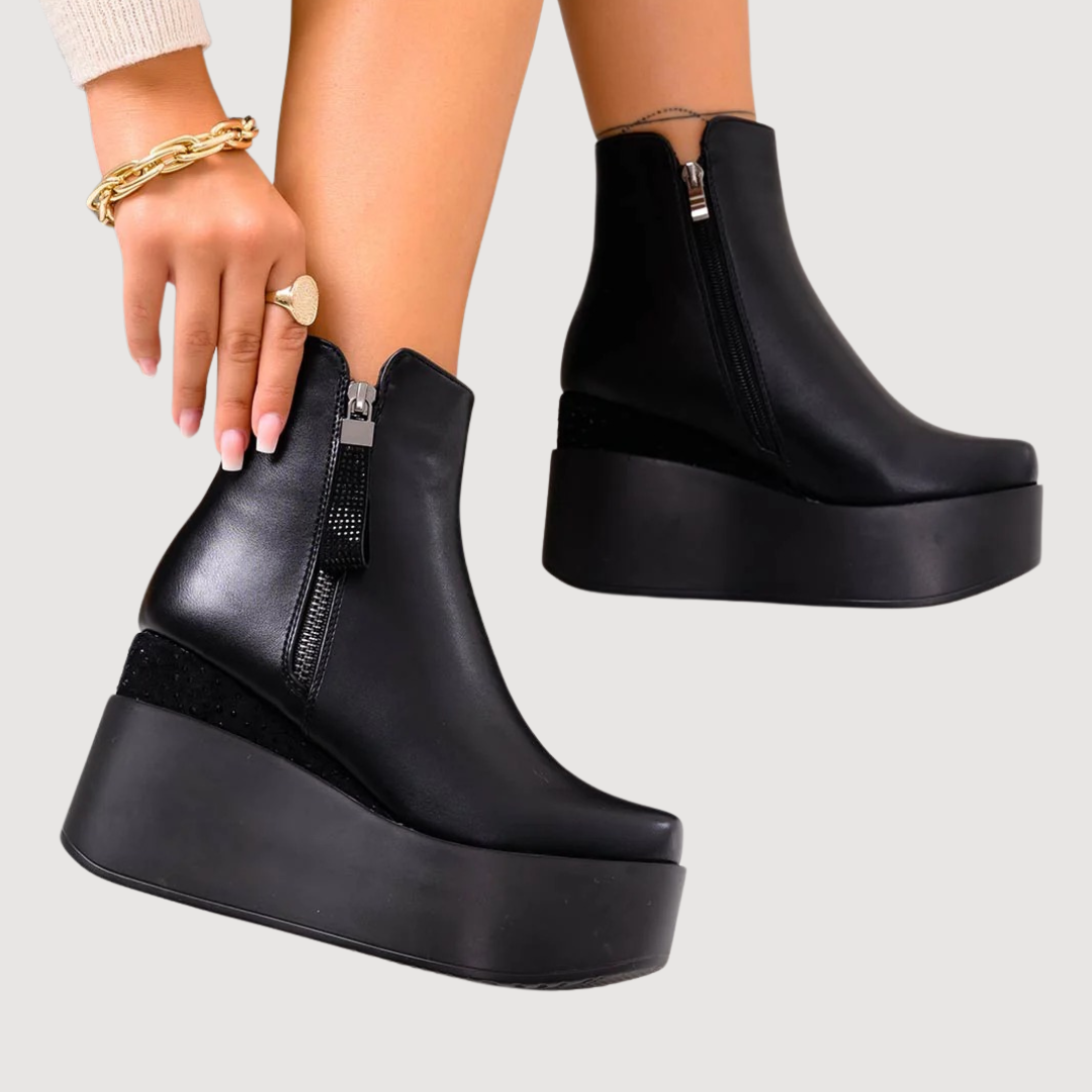 MARGIE – TRENDY PLATFORM BOOTS