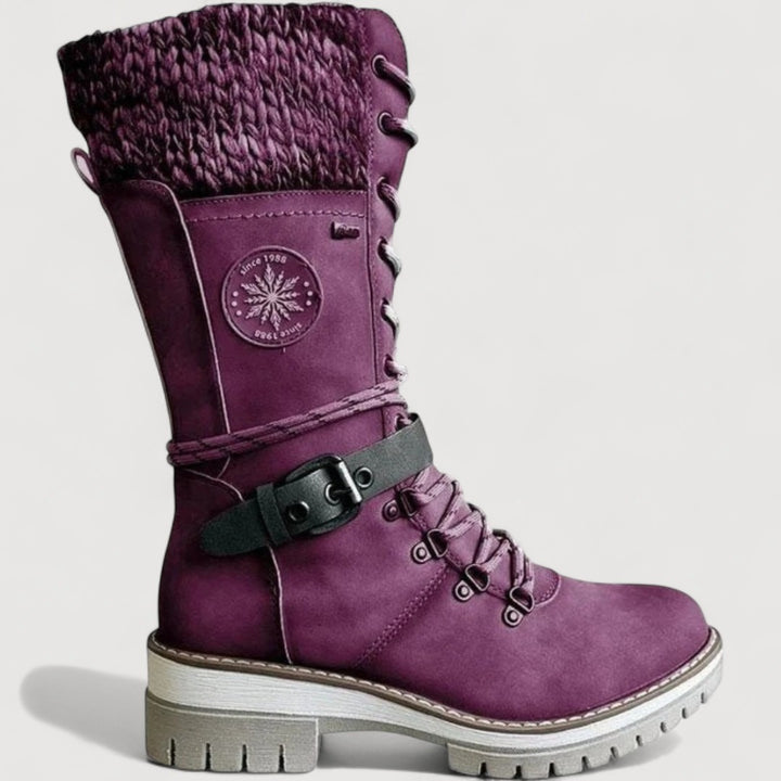 FARAH – WINTER LACE-UP BOOTS