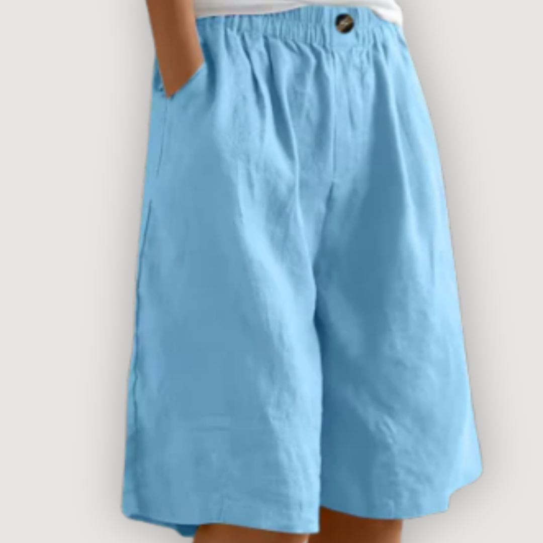 TESSA – RELAXED LINEN SHORTS