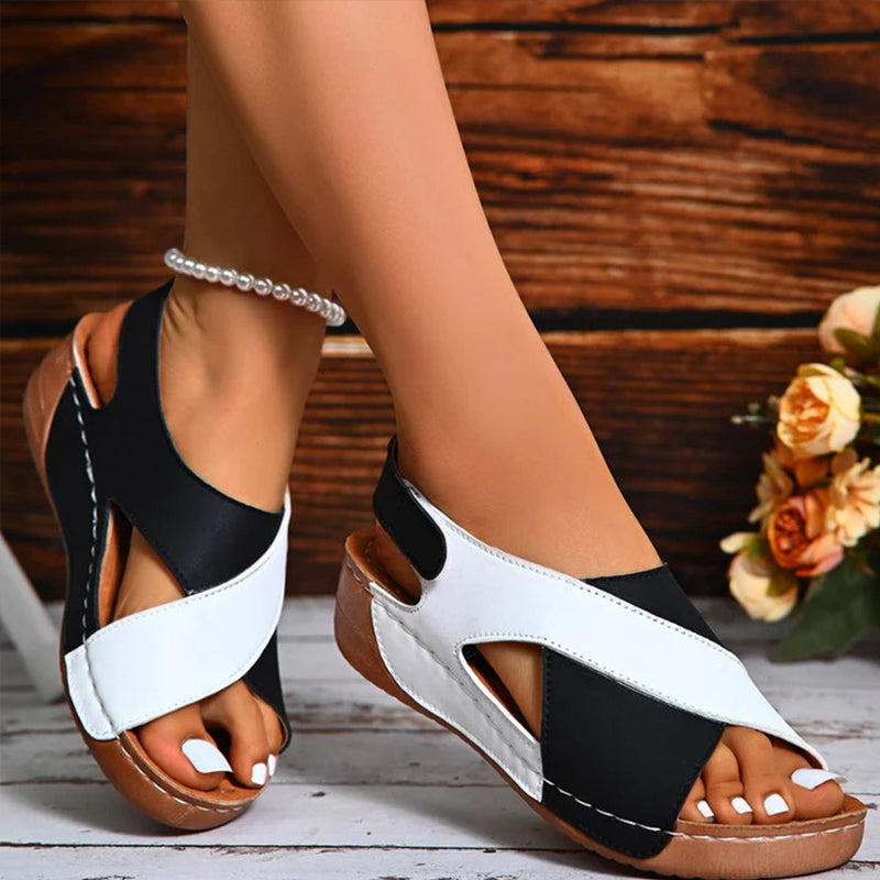 MILA – SUPPORT WEDGE SANDALS