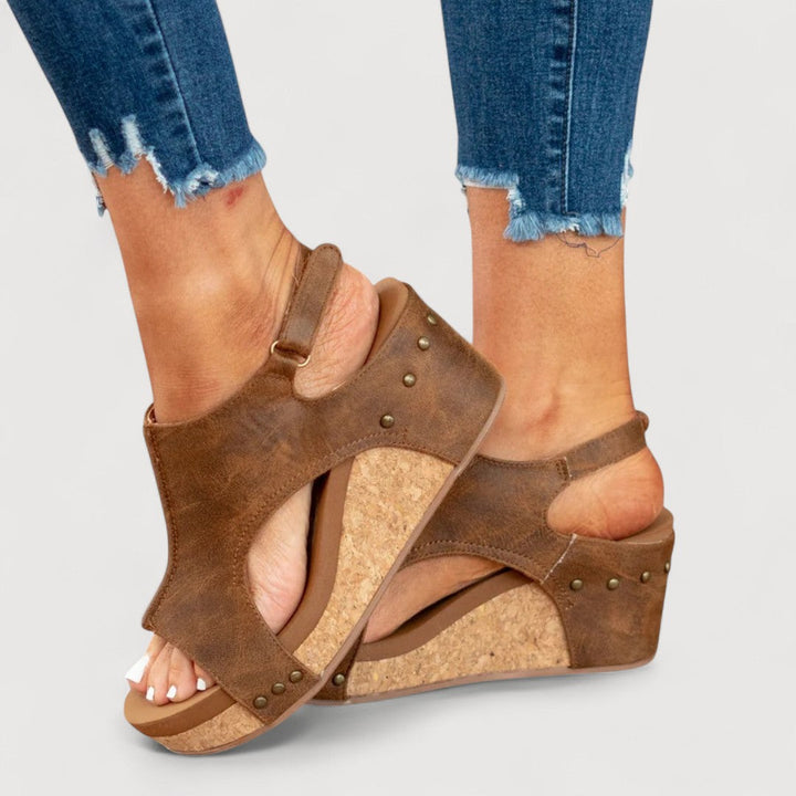 ANNE – COMFY WEDGE SANDALS