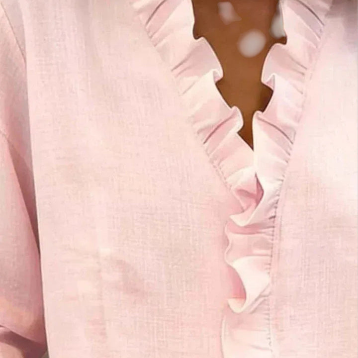 CRISTINE –  RUFFLED BLOUSE