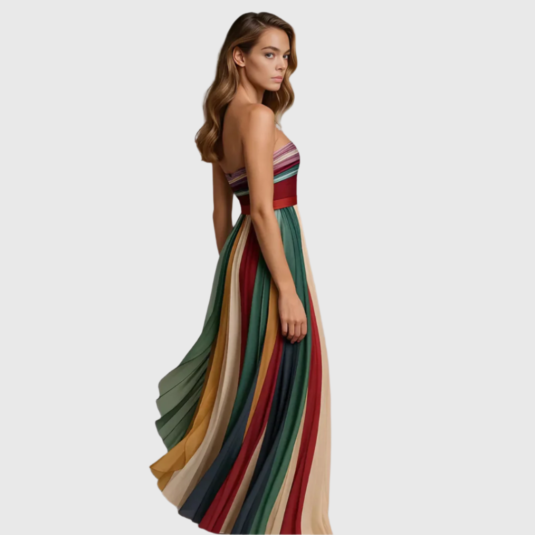 ARABELLA – FLOWING STRAPLESS MAXI DRESS
