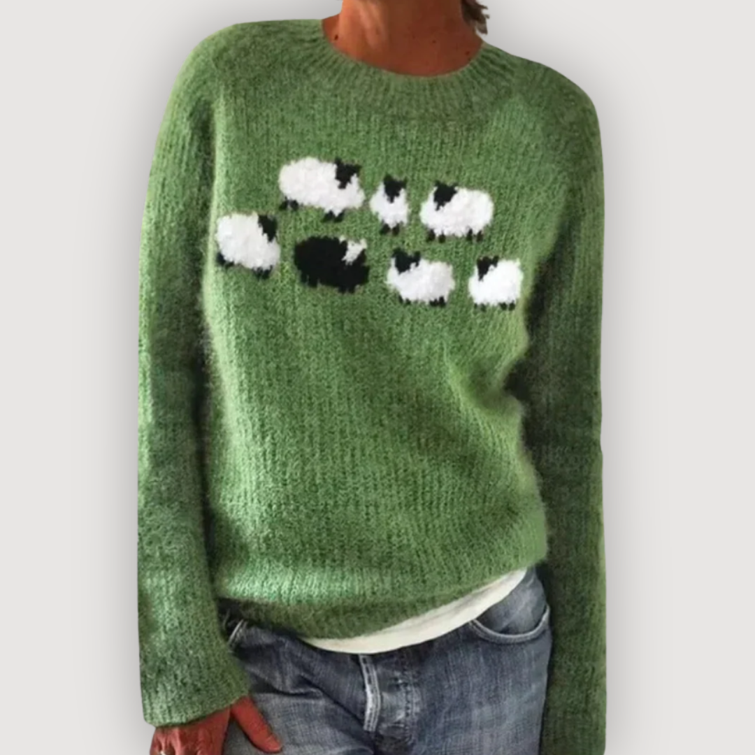 LUCY – SHEEP KNIT SWEATER