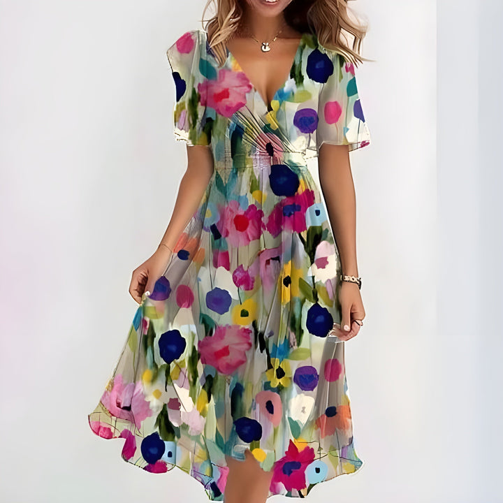 ISLA – FLORAL MIDI DRESS