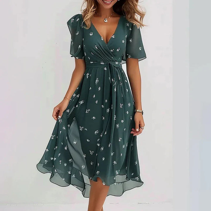 ISLA – FLORAL MIDI DRESS