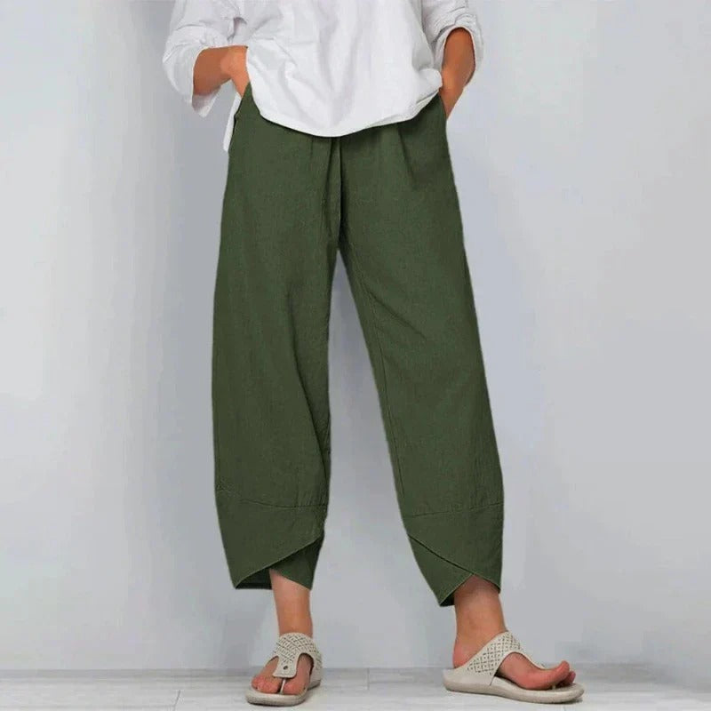 ZARA – RELAXED LINEN PANTS