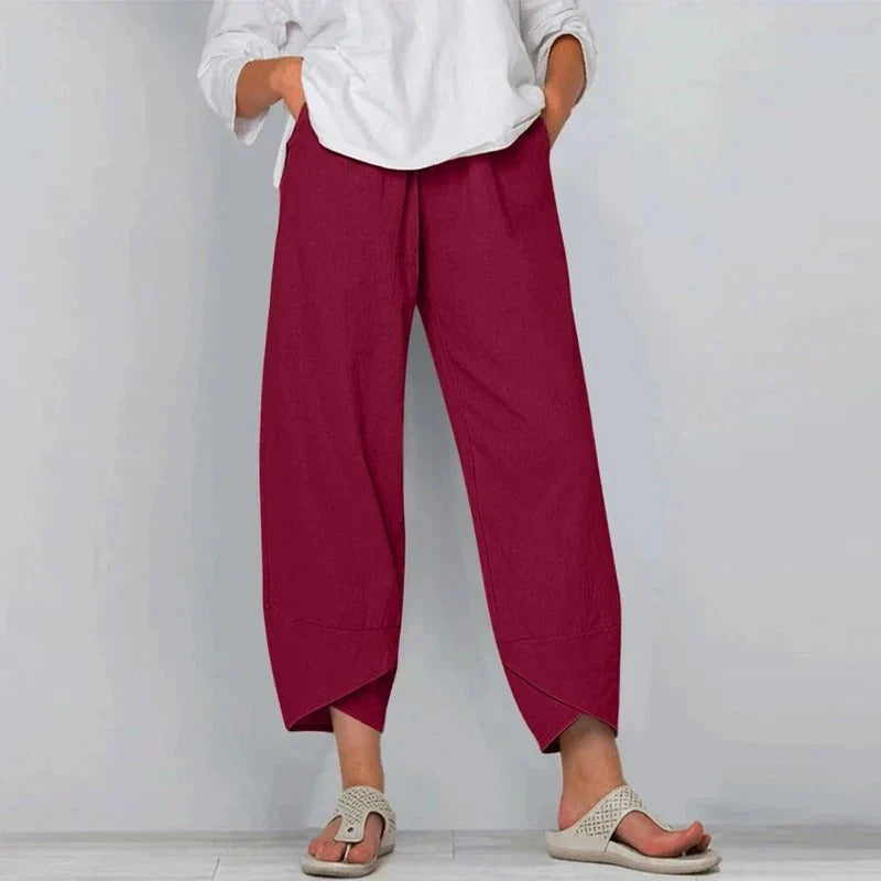 ZARA – RELAXED LINEN PANTS