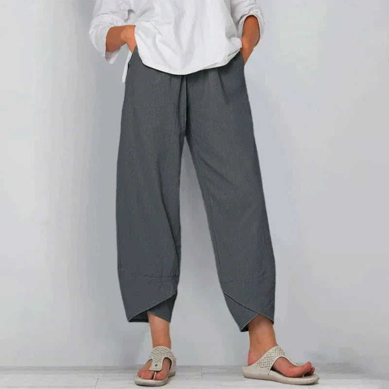 ZARA – RELAXED LINEN PANTS