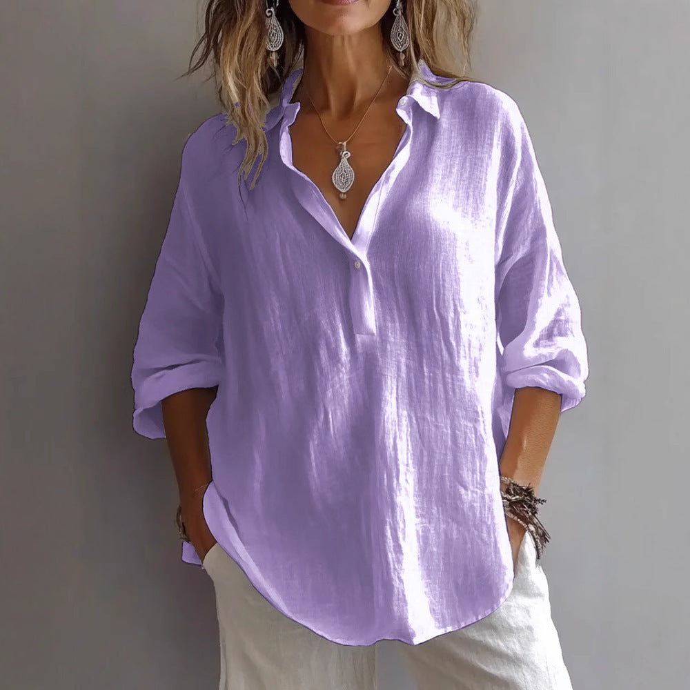 LILA – LINEN BLOUSE
