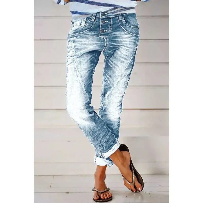 KYRA – BUTTON FRONT JEANS