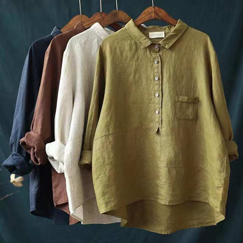 OLIVIA – RELAXED LINEN BLOUSE